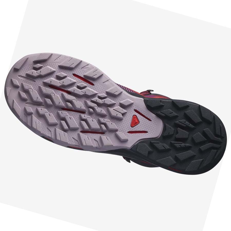 Salomon WoOUTPULSE MID GORE-TEX Túracipő Női Lila | HU 2840SGL